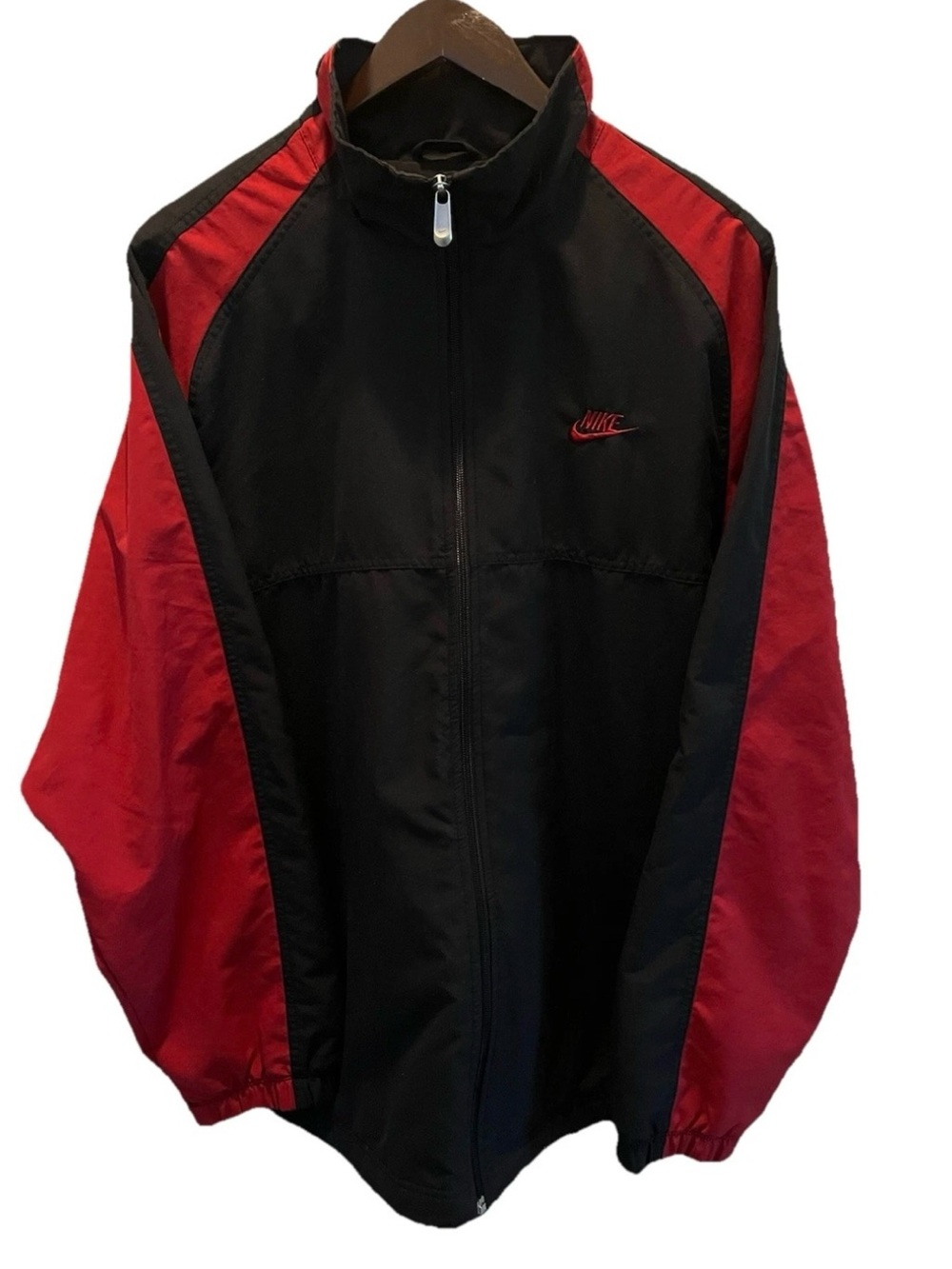 Nike Vintage Black and Red Men's  Jacket Size XL